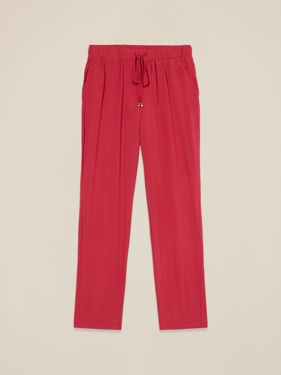 Pantaloni fluidi in viscosa