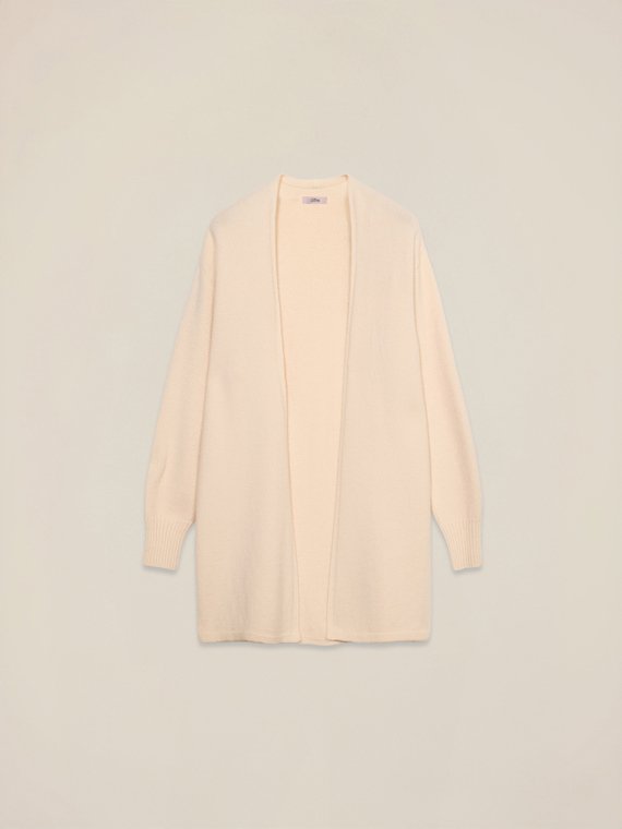 Cardigan lungo senza chiusura