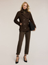 Manteau croisé en drap de laine mélangée image number 3