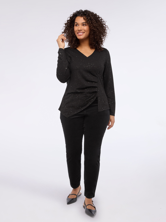 Pantalon skinny en velours