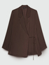 Leichter Blazer aus Satin image number 5