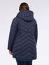 Lange gesteppte Daunenjacke mit Kapuze image number 1