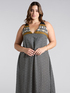 Langes Kleid mit Tribal-Print image number 3