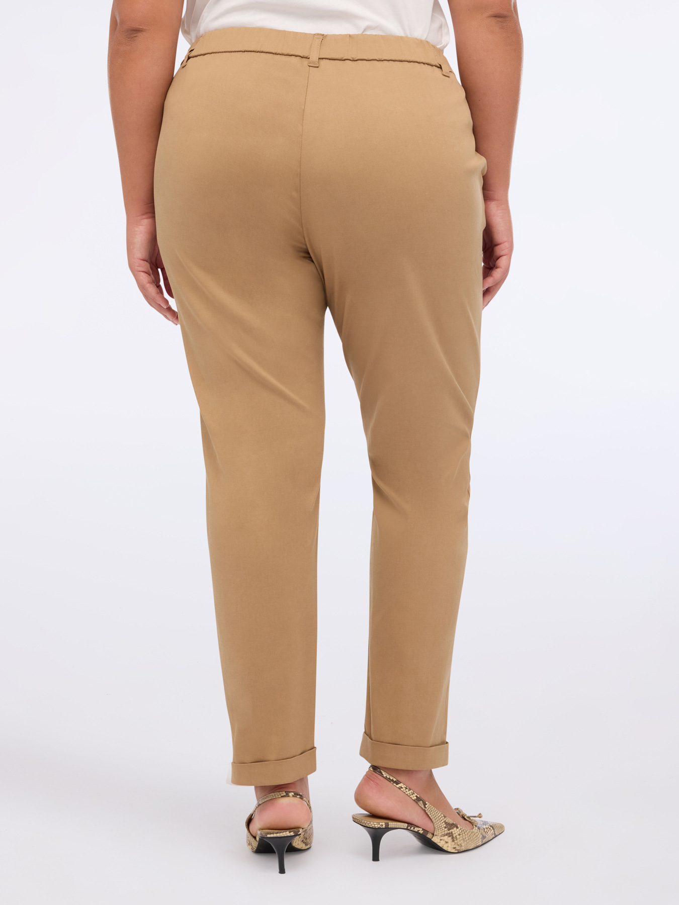 Pantaloni chino in misto cotone image number 1