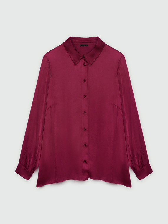 Camicia in raso