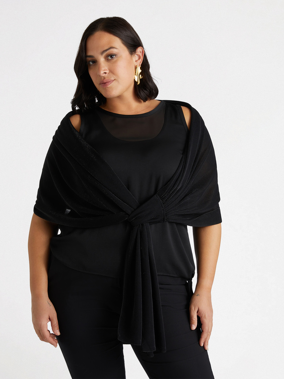 Lurex shrug