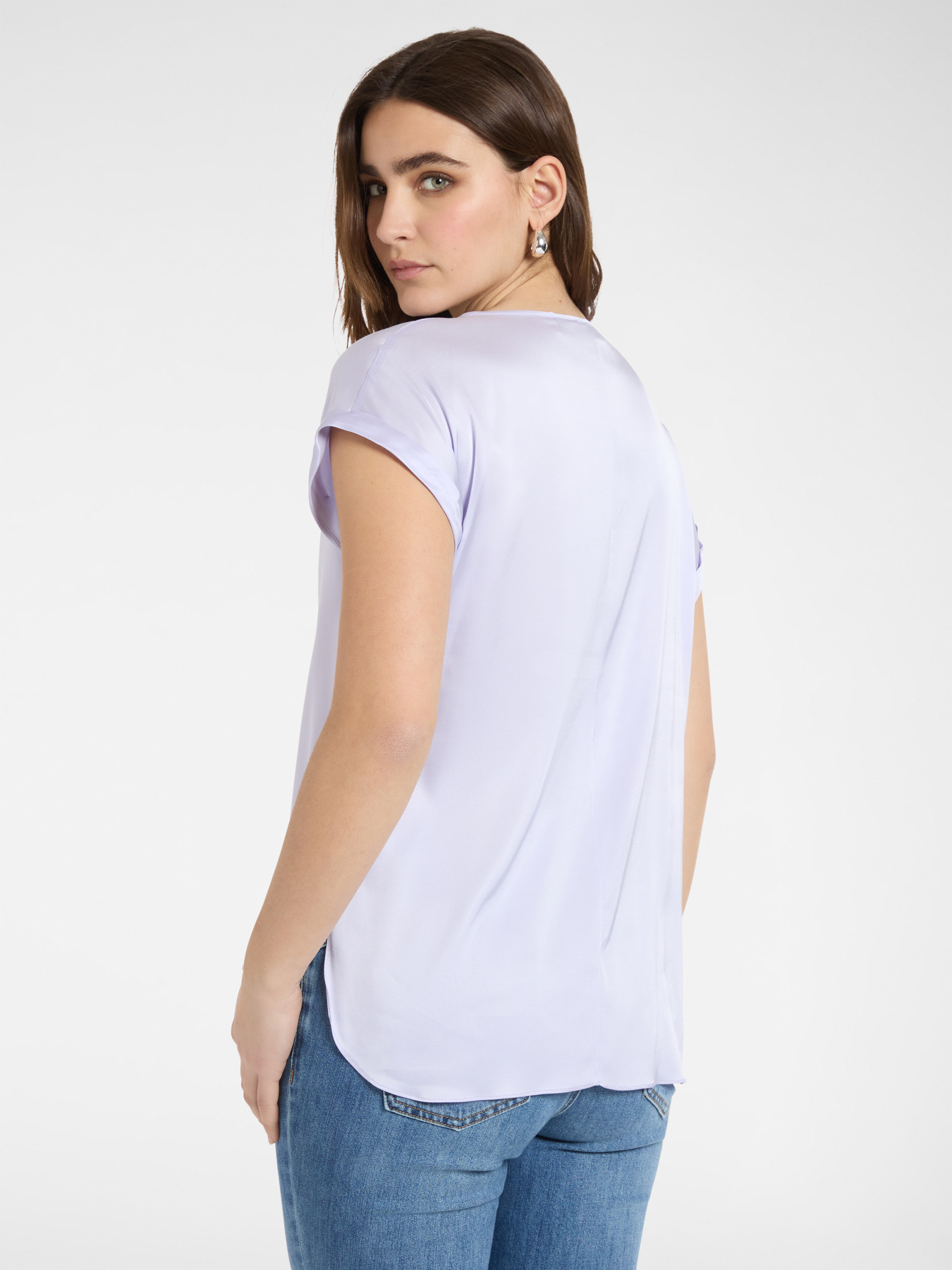 Bluse aus Satin image number 1