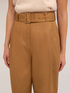 Balloon trousers with fabric belt image number 2