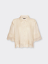 Camicia in lino con pizzo image number 4