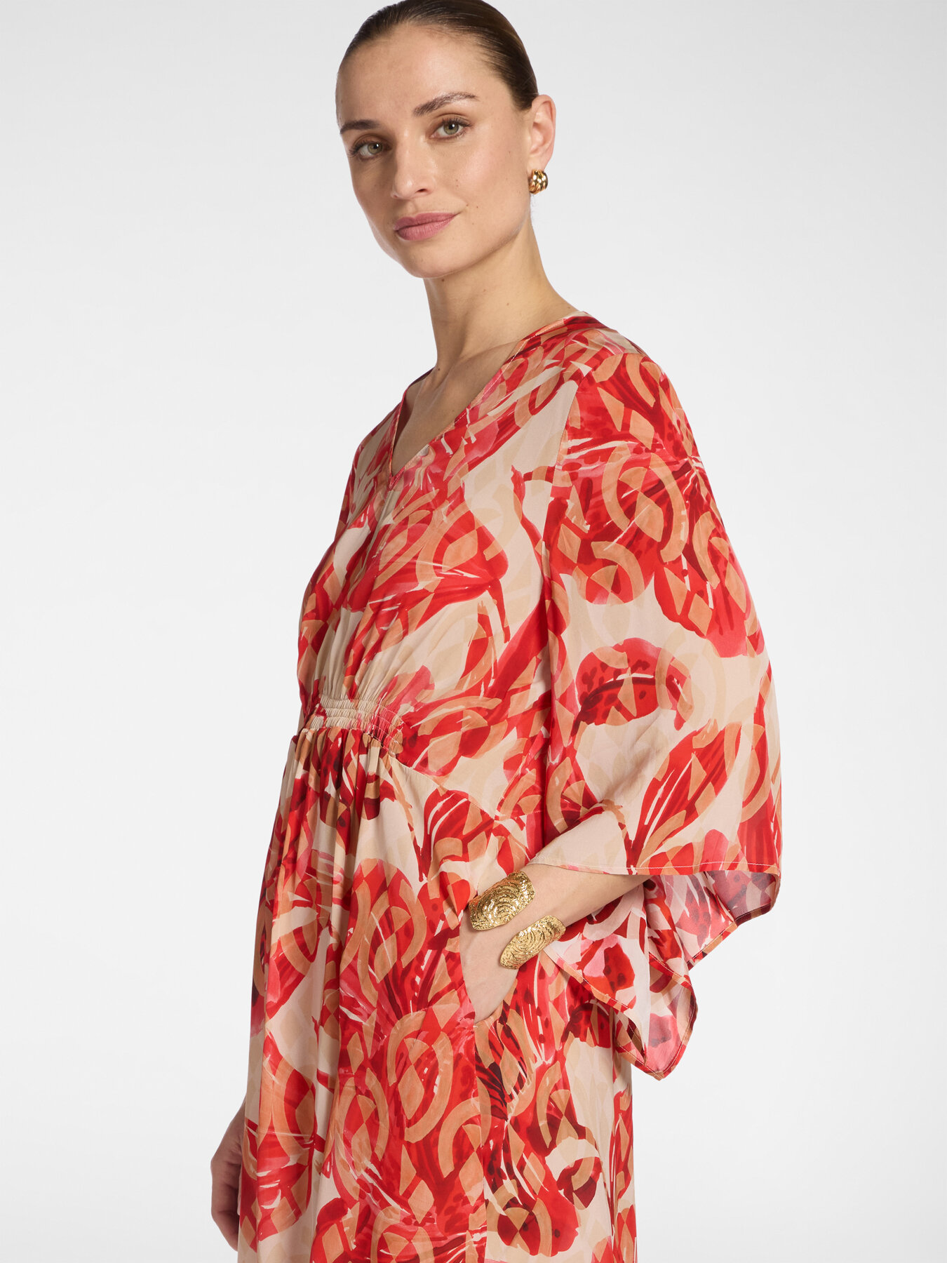 Printed long dress image number 3