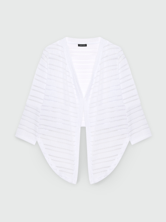 Striped shrug