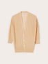Viscose lurex blend cardigan image number 4