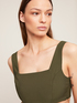 Short viscose brassiere top image number 2