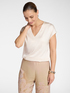 Blusa in raso con scollo a V image number 0