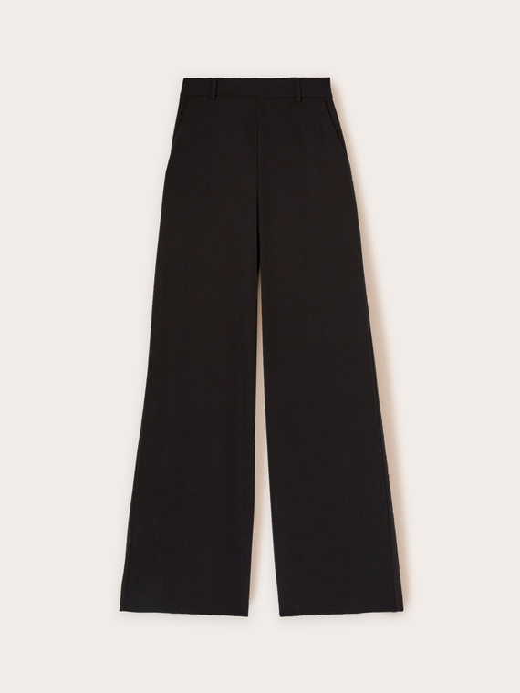 Palazzo-Hose mit seitlichem Band
