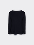 Basic sweater with boat neck image number 4