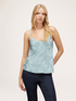 Jacquard satin top image number 0