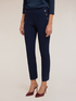 Regular pants with eyelet pattern image number 2