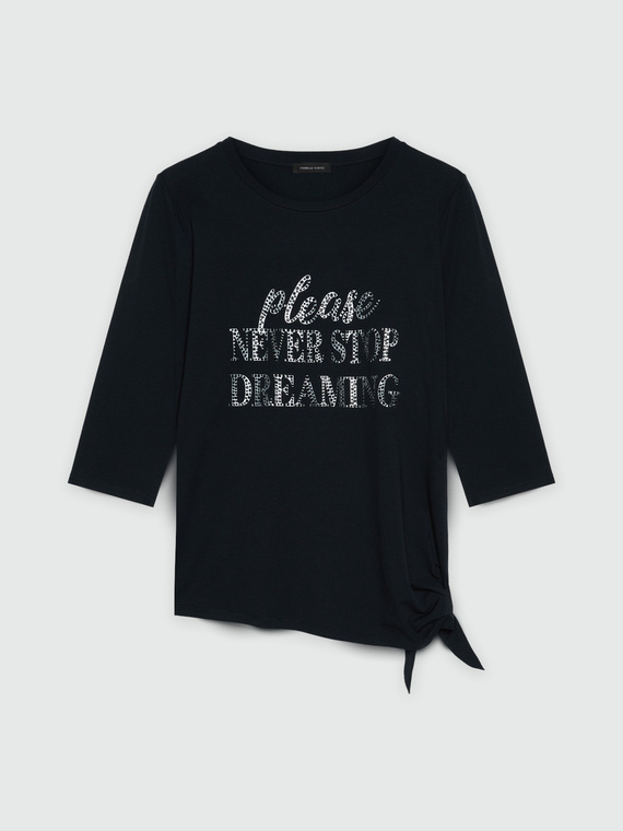 T-Shirt mit Motivationsdruck