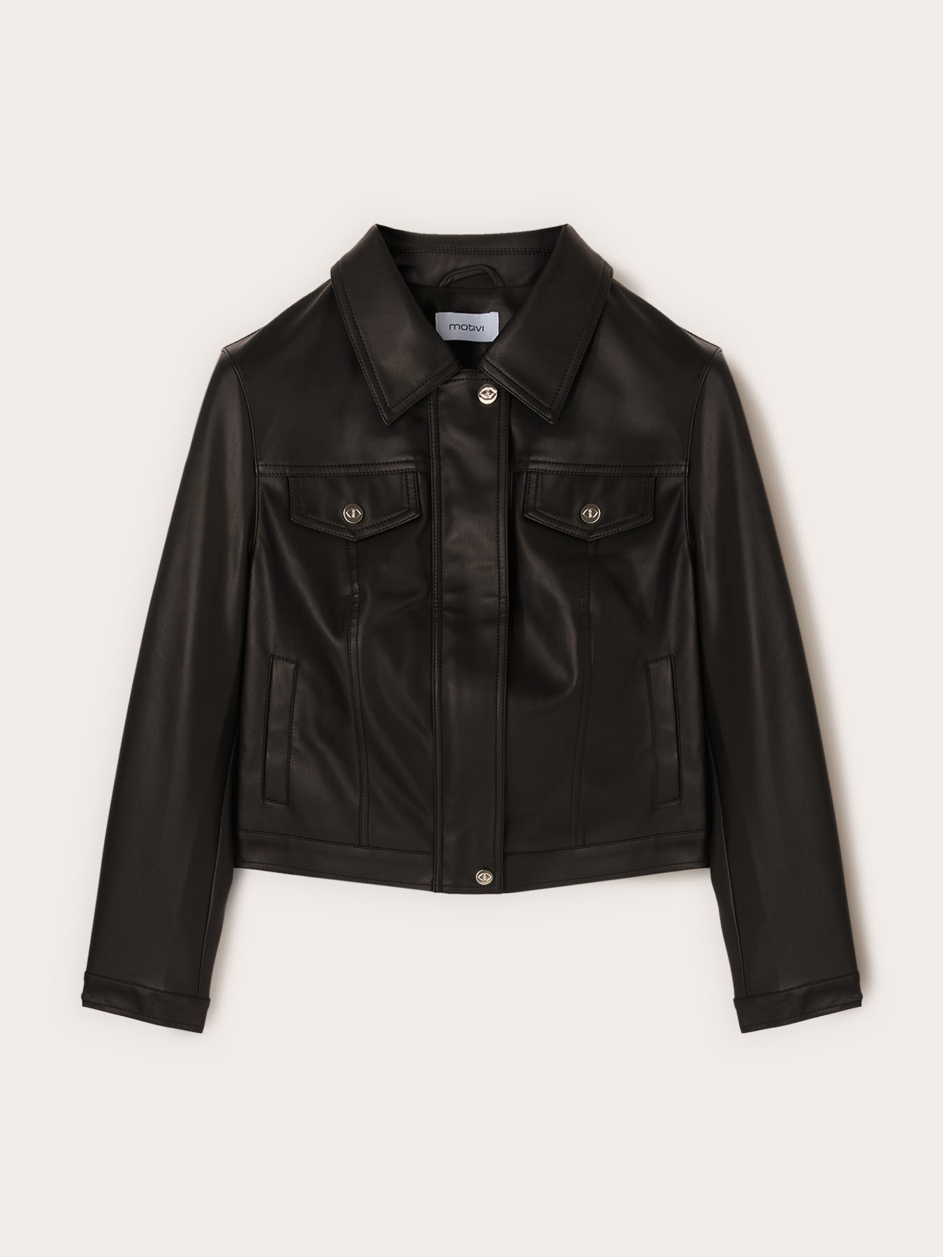 Kurze Jacke mit Taschen image number 4