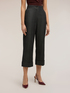 Cropped ramie blend trousers image number 2