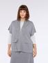 Vest with zip and maxi pockets image number 2