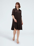 Power Hemdblusenkleid aus Viskose-Satin image number 2
