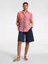 Camicia organza lyocell stampata image number 0