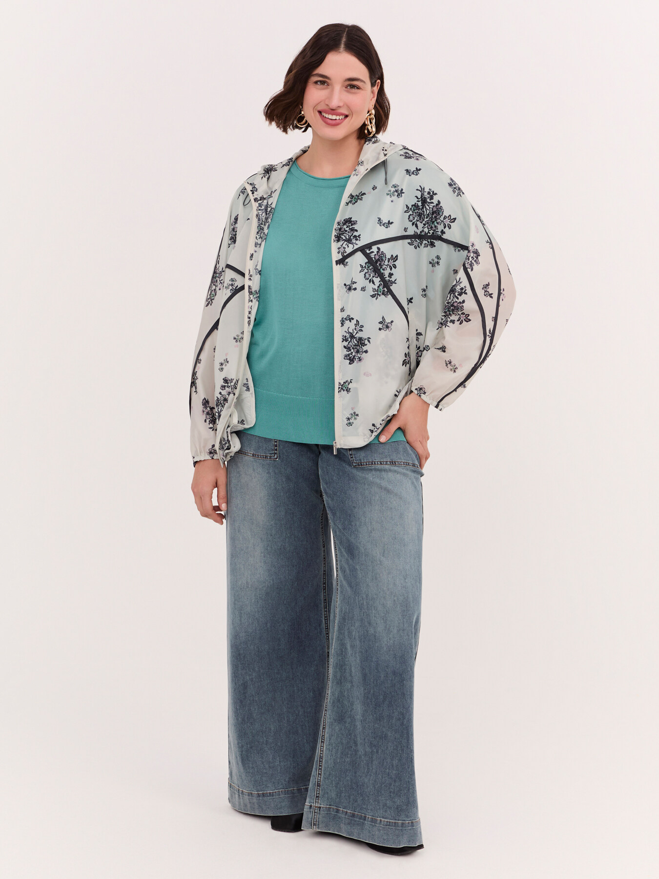 Bomber con stampa floreale image number 3