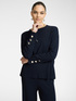 Sweater with buttons on the cuffs image number 0