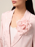 Jacquard blazer with brooch image number 2