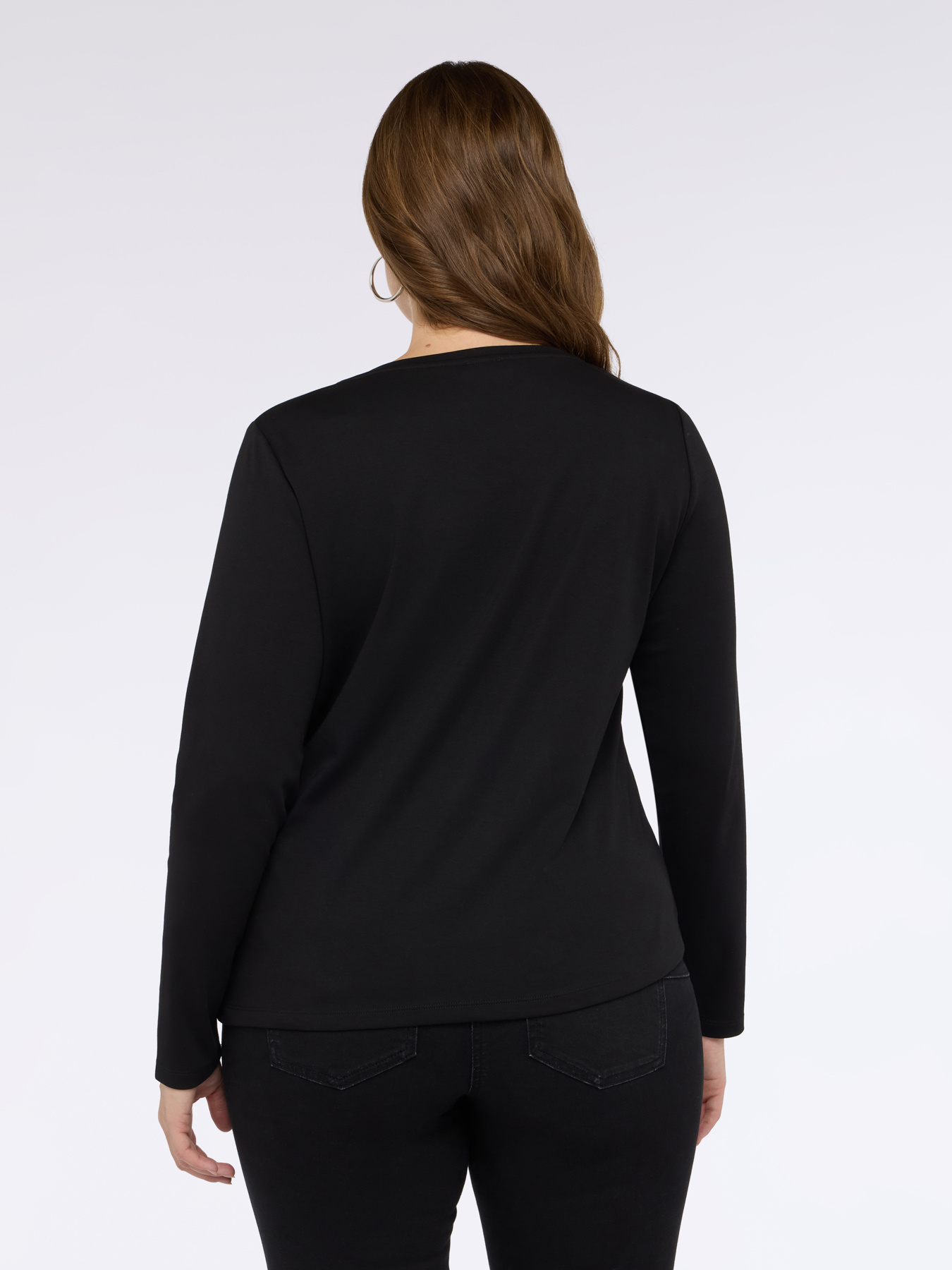 T-shirt in jersey con design a portafoglio image number 1