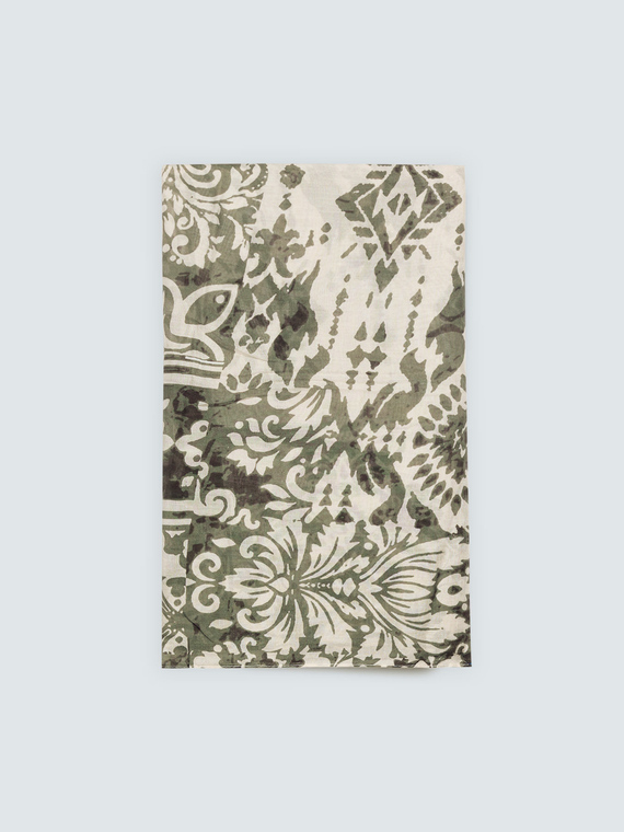 Printed viscose scarf