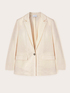 Blazer monopetto con martingala image number 4