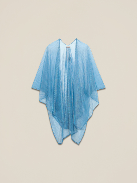 Pleated shawl wrap