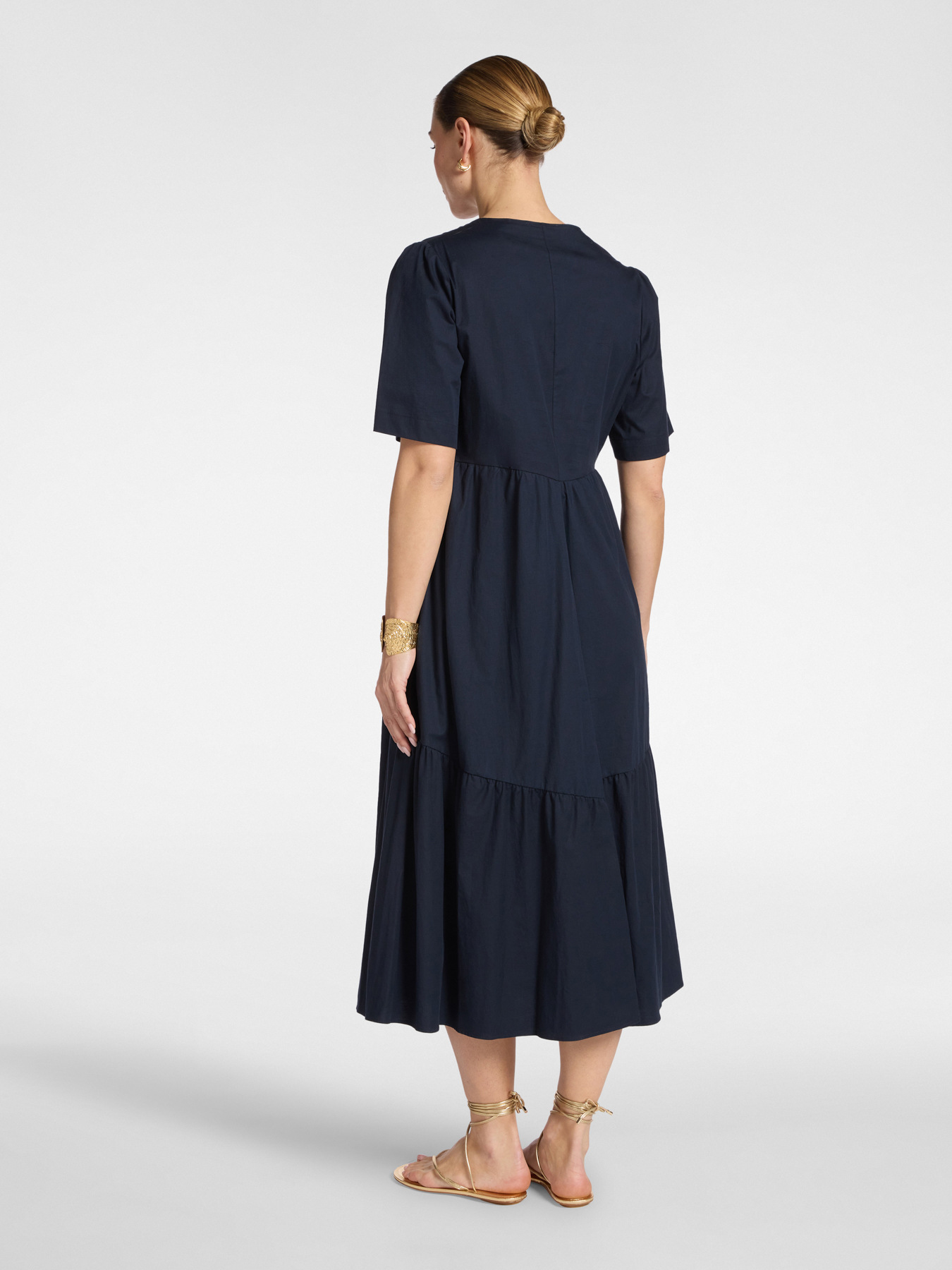 Midi dress with ruffles image number 1