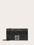 Glittery Coated Fabric Wallet Bag image number 0