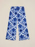 Pantaloni palazzo in cotone fantasia image number 4