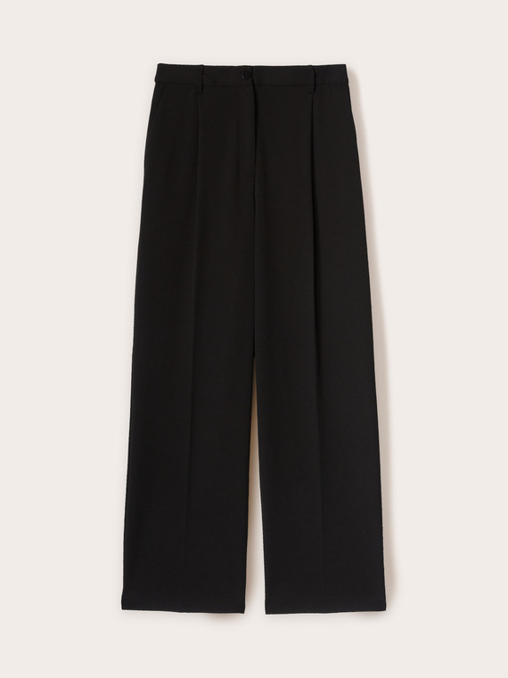 Pantaloni palazzo con pieghe