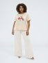 T-shirt en coton avec imprim&eacute; image number 3