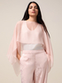 Silk blend chiffon shrug image number 0