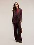 Double-breasted structured jacket in linen blend image number 2