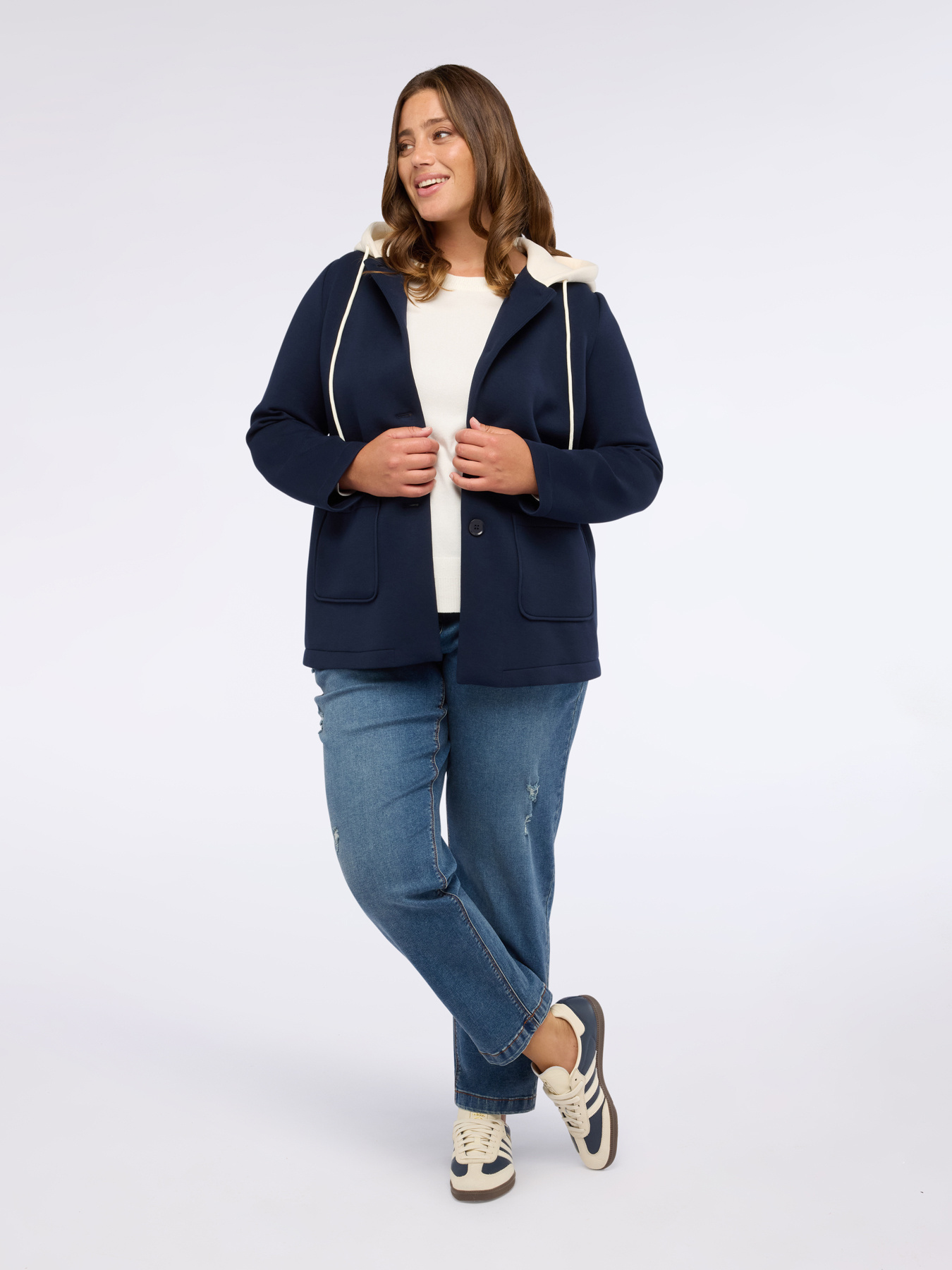 Hooded scuba jacket image number 3