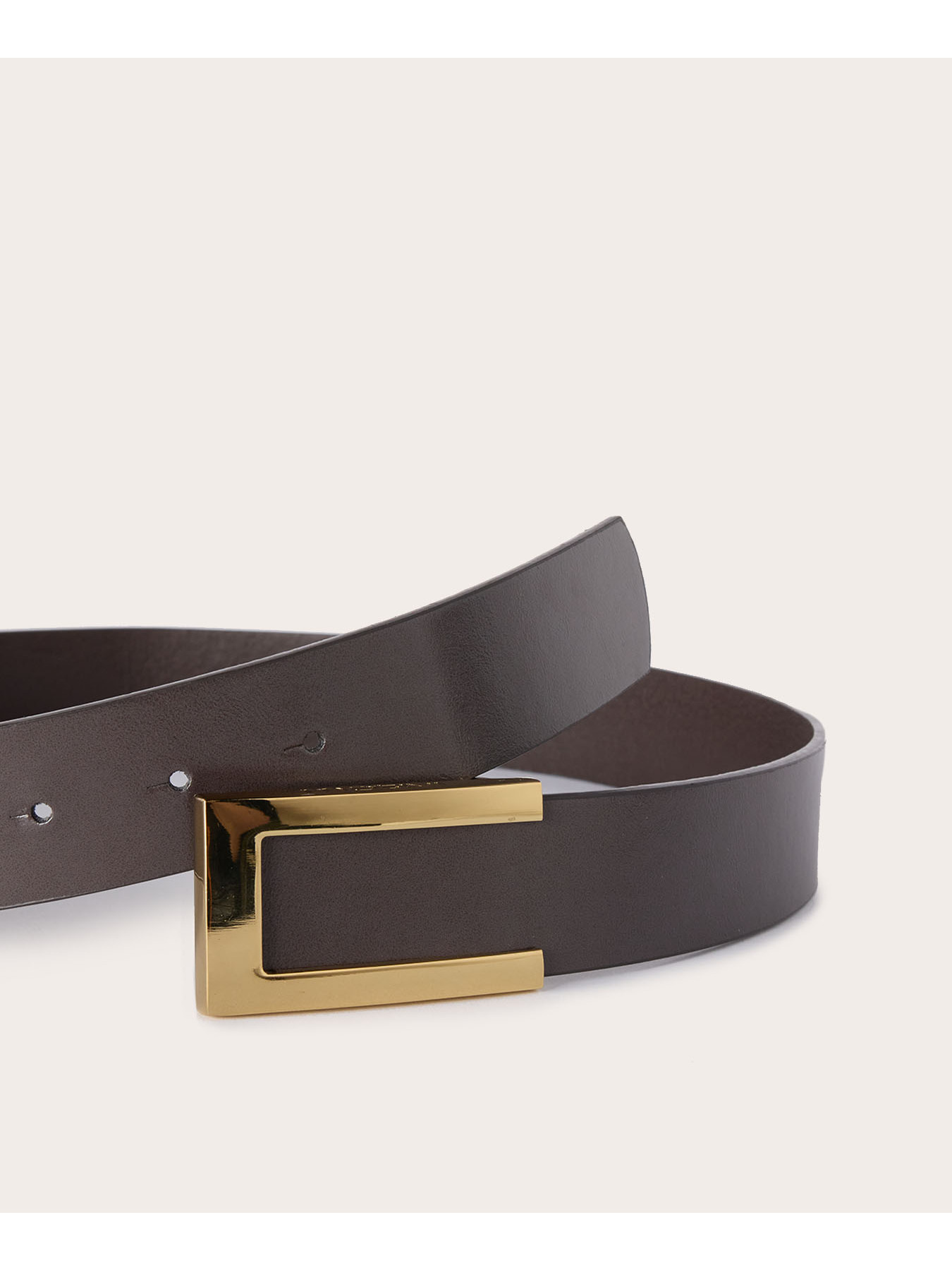 Cinturón con hebilla rectangular image number 2