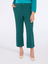 Kick flare pants in stretch fabric image number 2