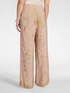 Printed straight-leg trousers image number 1