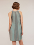 Mini dress in maglia lurex plissé image number 1