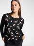 Jersey con bordado de cerezas image number 3