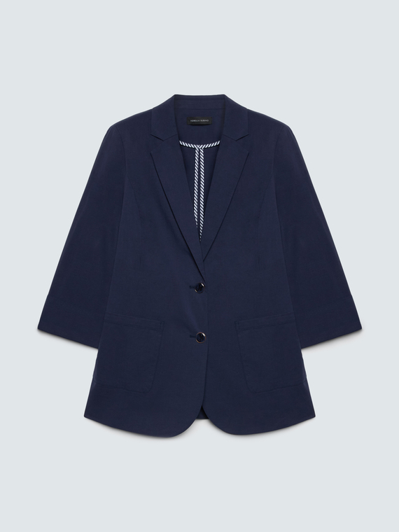 Blazer mit Dreiviertel&auml;rmeln