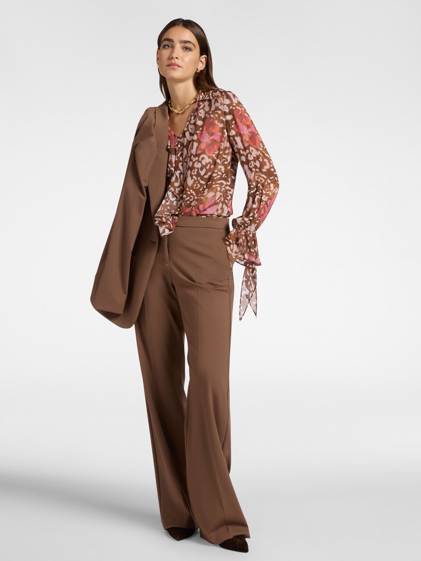 Printed georgette blouse image number 2